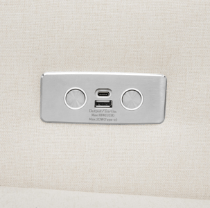 Closeup of USB port module