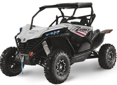 Recalled CFMOTO ZFORCE 950 HO Sport Side-by-Side ROV (gray)