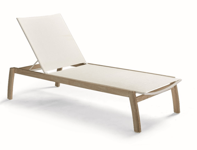 Recalled Cinmar Frontgate Resort Collection Newport Teak Chaise