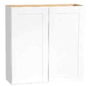 Recalled kitchen wall cabinet Continental Cabinets model CBKW3636 and Hampton Bay model KW3636