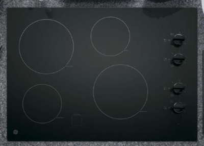 Recalled GE electric radiant cooktop, model no. JP3030DJ4BB