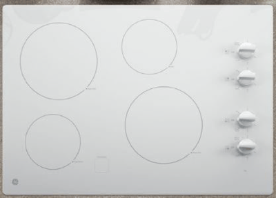 Recalled GE electric radiant cooktop, model no. JP3030TJ4WW