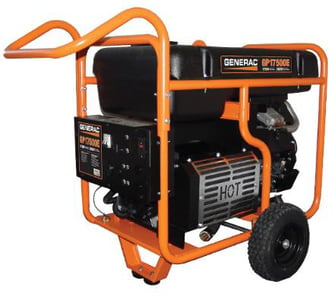 Recalled Generac GP17500E Portable Generator