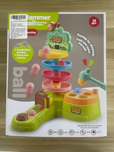 Recalled Hobby Toy Hammer Ball set (front of package)