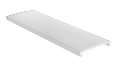 Recalled Lithonia Lighting LBL4W model lens cover outside view
