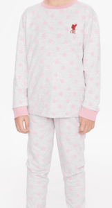 Recalled LFC Junior Gray Long PJ Set