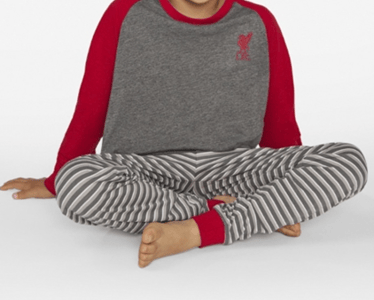 Recalled LFC Juniors Long Pajama Set Charcoal Red