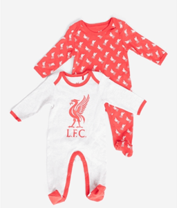 Recalled LFC 2-Pack Red & Gray Baby Sleep Suits