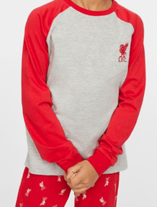 Recalled LFC Junior Red/Gray Long PJ Set