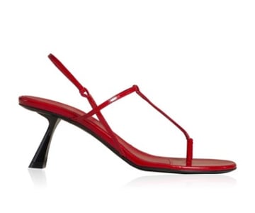 Recalled Linden Sandal, scarlet red