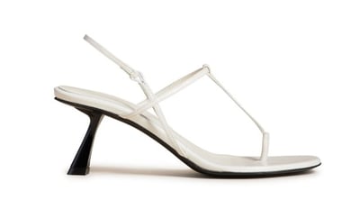 Recalled Linden Sandal, warm white