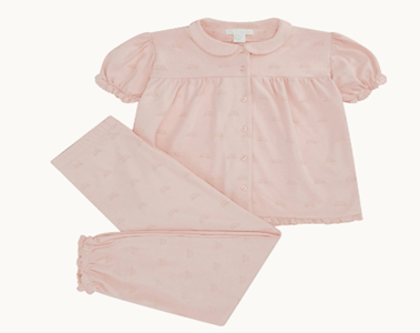 Recalled children's angel wing two-piece pajama set (pink)