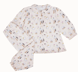 Recalled children's kitten's tea party two-piece pajama set