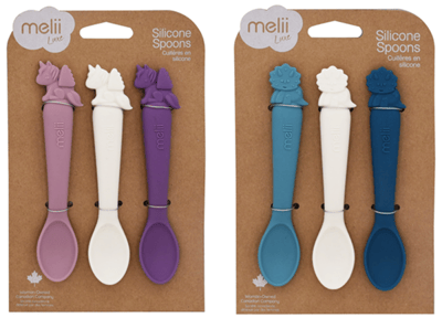 Recalled Melii Baby Silicone Spoons (3-Pack)