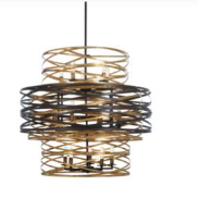 Recalled Minka Vortic Flow 18-Light Chandelier, Model No. 4679
