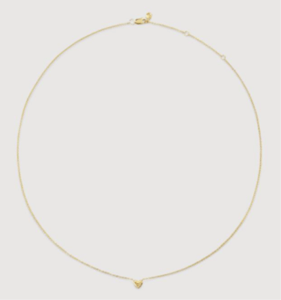 Recalled 14k Yellow Gold Mini Heart Necklace (SKU YG-NK-HART-NON)