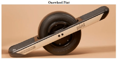 Recalled Onewheel Pint