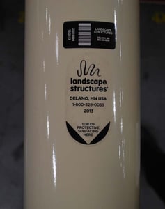 Sticker on swing frame