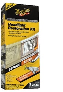 Packaging of Meguiar's Heavy Duty Headlight Restoration Kit (Product #G2980)