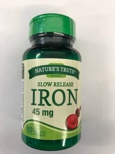 Natures’ Truth Slow Release Iron with the screw flip cap