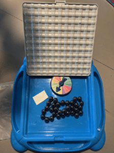 Recalled children's Zelbuck "Magnetism ball game" chess game