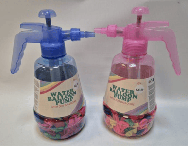 Recalled Primark Water Balloon Pump (front)