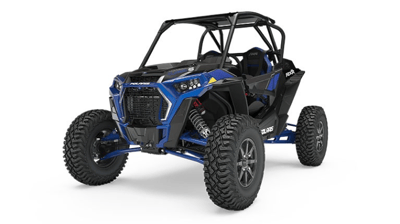 Recalled 2018 Polaris RZR Turbo S in Polaris Blue