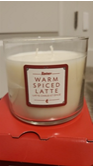 Recalled Melaleuca's Revive thee-wick warm spiced latte soy candle