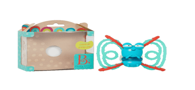 Recalled B. toys Light-Up Firefly Teether Glowy Chews - Firefly Frank