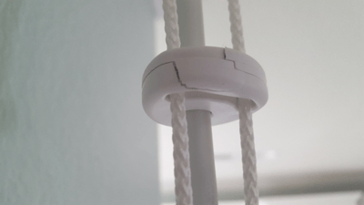 Broken wand/cord on recalled sheer blinds