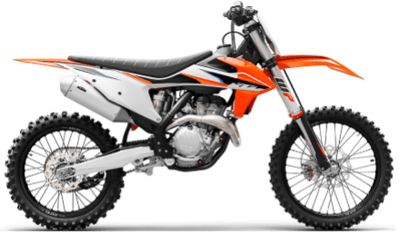 Recalled 2021 KTM 350 SX-F motorcycle