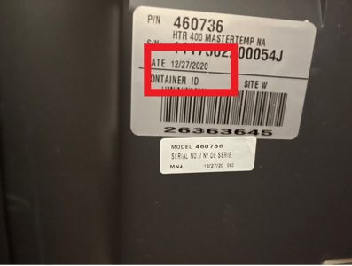 Serial number sticker