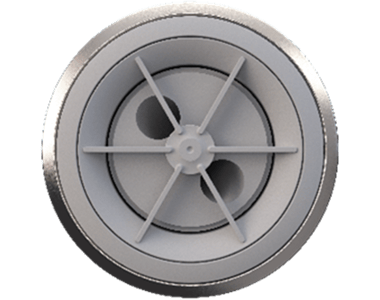 Recalled Hydromassage rotary jet with 6 fins
