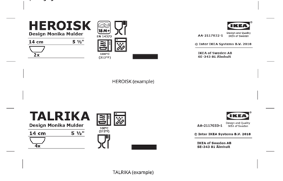 Product Packaging Labels