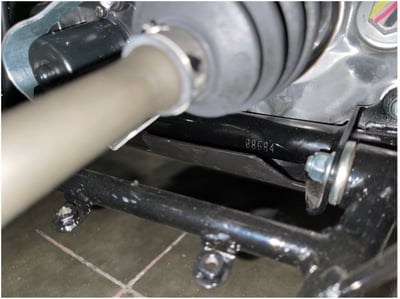 Location of VIN on 2021 BRUTE FORCE 750 4X4i EPS