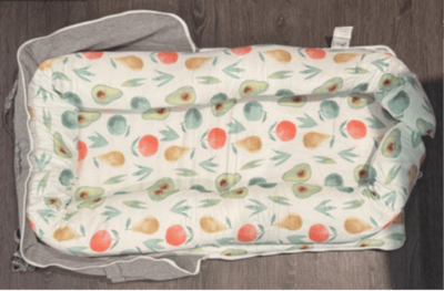Recalled Joyful Journeys Baby Lounger in green avocado