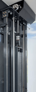 Recalled traction elevator