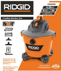 RIDGID NXT HD09000 packaging