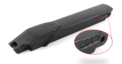 Close-up of recalled battery pack