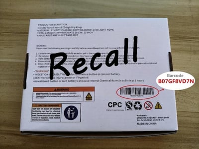 Back of package