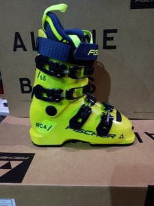 Recalled Fischer RC4 65 Junior Ski Boots - Yellow