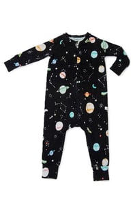 Recalled Loulou Lollipop tight-fitting pajamas - long-sleeves, planets print
