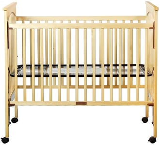 Examples of Drop Side Cribs with External Plastic Hardware