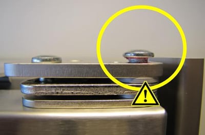 Door Hinge Pin Popped Up
