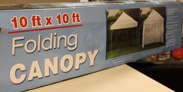 Recalled Active Leisure Tent Packaging