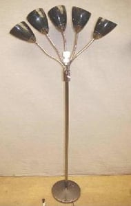 Big Lots 5-Light Floor Lamp with dark shades