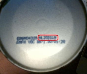 Sherwin-Williams Tree House Acrylic Coating serial number location