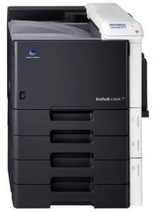 Bizhub C35 (As floor model with all paper trays)