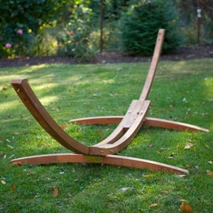 Wooden Arc Hammock by Hayneedle