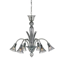 9155 Giselle chandelier, smoke